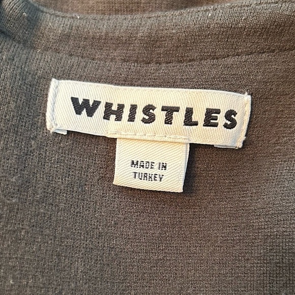 Whistles Long Sleeve Green Dress Viscose 10 - Picture 6 of 10